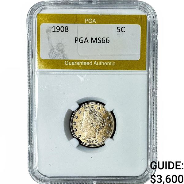1908 Liberty Victory Nickel PGA MS66