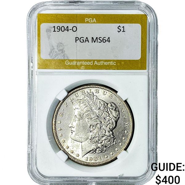 1904-O Morgan Silver Dollar PGA MS64