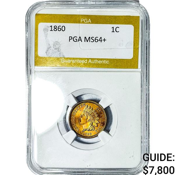1860 Indian Head Cent PGA MS64+