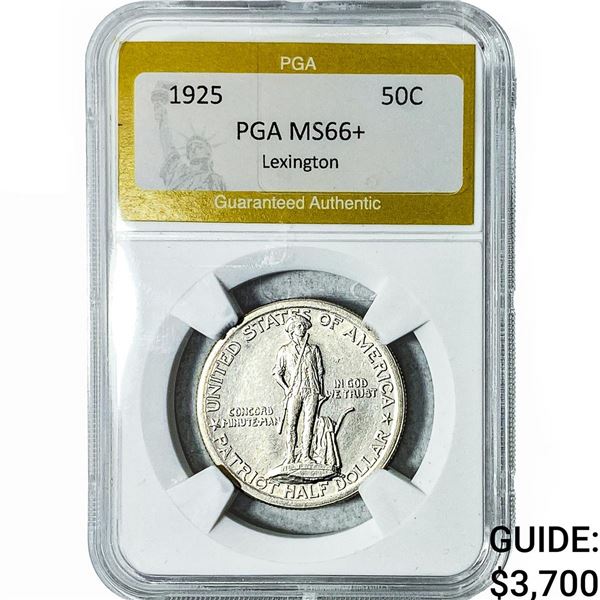 1925 Lexington Half Dollar PGA MS66+