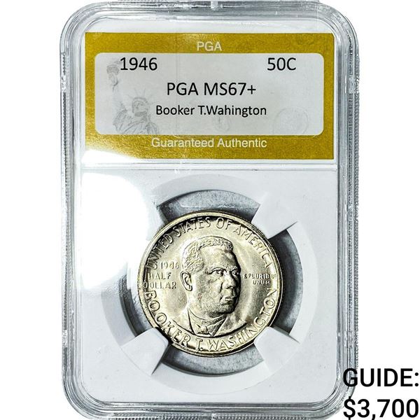 1946 Booker T Half Dollar PGA MS67+