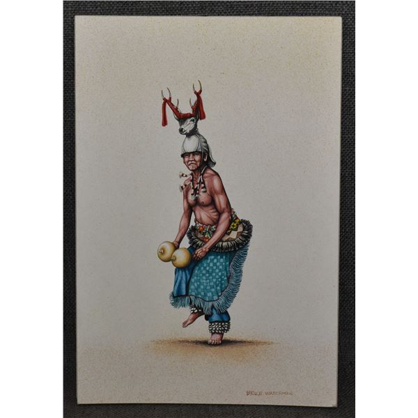 NAVAJO PAINTING (BRUCE WATCHMAN)