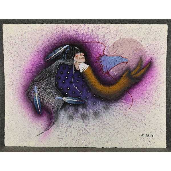 KIOWA PAINTING (WILL REDBIRD)