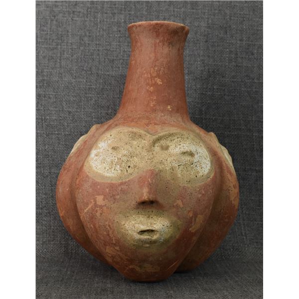 MIDWEST MOUND BUILDER PRE HISTORIC POTTERY VASE