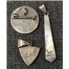 Image 3 : FIVE NAVAJO PENDANTS