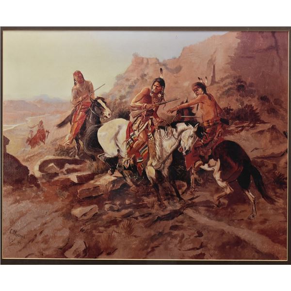 WESTERN PRINT (CHARLES MARION RUSSELL)