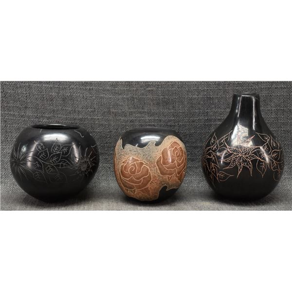 SANTA CLARA POTTERY JARS/VASE (CHRISTINE NIETO & DAN TAFOYA)