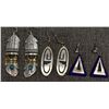 Image 1 : THREE PAIRS OF NAVAJO EARRINGS