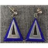 Image 2 : THREE PAIRS OF NAVAJO EARRINGS