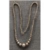 Image 1 : STEARLING SILVER BEAD NECKLACE