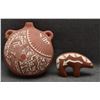 Image 1 : TWO ACOMA CERAMIC ITEMS (CC & DALAWEPI)