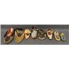 Image 1 : EIGHT SINGLE PLAINS/WOODLANDS CHILD MOCCASINS
