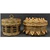 Image 1 : TWO EASTERN NATIVE AMERICAN BASKETS