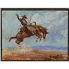 Image 3 : THREE MINIATURE WESTERN PAINTINGS/DRAWINGS