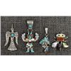 Image 1 : NAVAJO AND ZUNI PENDANTS