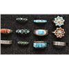 Image 2 : THIRTEEN NAVAJO RINGS