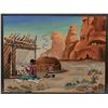 Image 8 : THREE NAVAJO PAINTINGS (WHITE CLAY'S SON)