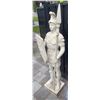 Image 4 : Classical Roman Centurion Cast Stone Garden Statue with Shield & Spear (Approx. 25in x 70in H