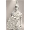 Image 2 : Classical Roman Centurion Cast Stone Garden Statue with Shield & Spear (Approx. 25in x 70in H