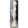 Image 4 : Classical Roman Centurion Cast Stone Garden Statue with Shield & Spear (Approx. 25in x 70in H