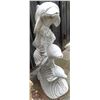 Image 4 : Cast Stone Triple Leaping Dolphin Garden Statue Sculpture (Approx 20x. 40in H)
