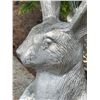 Image 4 : Metal Sitting Bunny Garden Statue with Backpack Planter Basket (Approx. 7x18 )
