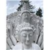 Image 6 : Monumental Carved White Marble Thousand-Hand Avalokitesvara Guan Yin Bodhisattva Statue Sculpture (A