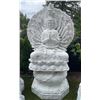 Image 7 : Monumental Carved White Marble Thousand-Hand Avalokitesvara Guan Yin Bodhisattva Statue Sculpture (A