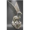 Image 2 : Monumental Cast Bronze-Finish Perched Eagle with Wings Raised Estate Garden Statue Sculpture (Approx