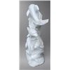 Image 2 : Carved White Marble Multi-Dolphin Pod Garden Statue Sculpture/Fountain (Approx.42x20)