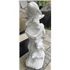 Image 4 : Carved White Marble Multi-Dolphin Pod Garden Statue Sculpture/Fountain (Approx.42x20)