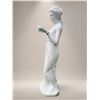 Image 2 : Monumental Carved White Marble Classical Greek Goddess Hebe Garden Statue Sculpture (Approx 79in H. 