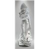Image 3 : Monumental Carved White Marble Mermaid on Coral Reef Garden Statue Sculpture (Approx. 39x82)