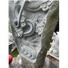Image 4 : Monumental Hand-Carved Natural Stone Monolith with Imperial Dragon Bas-Relief Sculpture (Approx. 54x