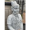 Image 2 : Cast Stone Chinese Qin Dynasty Terracotta Warrior Garden Statue Sculpture (Approx. 13x49)