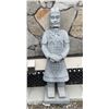 Image 1 : Cast Stone Chinese Qin Dynasty Terracotta Warrior Garden Statue Sculpture (Approx. 13x49)