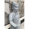 Image 2 : Cast Stone Chinese Qin Dynasty Terracotta Warrior Garden Statue Sculpture (Approx. 13x49 )