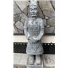 Image 1 : Cast Stone / Composite Standing Thai Buddha Garden Statue in Verdigris Finish (Approx. 62x14)