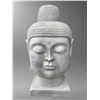 Image 1 : Large Meditating Buddha Head Garden Statue Sculpture (Approx. 33 H)