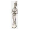 Image 1 : Stone Standing Thai Buddhist Apsara / Greeting Maiden Garden Statue Sculpture (Approx. 35in H)