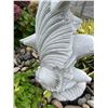 Image 2 : Carved White Marble Trio of Leaping Dolphins on Ocean Waves Garden Statue Sculpture (Approx.43in H)