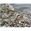 Image 2 : Carved Granite Asian Dragon / Kirin with Pearl of Wisdom Garden Statue Sculpture (Approx. 55x40)