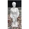 Image 1 : Maiden of Summer / Ceres with Wheat Sheaf and Sickle Garden Statue Sculpture (Approx. 54in H)