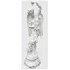 Image 1 : Classical Winged Angel with Flower Basket Garden Statue Sculpture (Approx. 75in H)