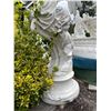 Image 4 : Classical Winged Angel Floral Crown Garden Statue Sculpture (Approx. 74in H