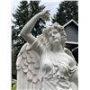 Image 2 : Classical Winged Angel Fruit Garden Statue Sculpture (Approx. 74in H