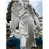 Image 3 : Classical Winged Angel Fruit Garden Statue Sculpture (Approx. 74in H