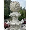Image 2 : Multi-Tiered Acanthus Leaf Fountain with Finial Sphere and Large Basin (Approx. 70 DIA x 83in H)