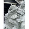 Image 4 : White Marble Guanyin / Guan Yin Deity Seated on Dragon and Waves Garden Statue Sculpture (Approx. 68
