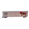Image 2 : Scale Model Train Cars: Trains CN Wedge Snow Plow #23742 & LGB 2nd Class Passenger Coach